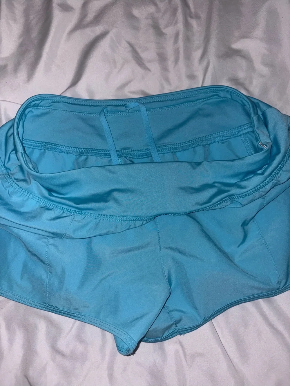 Nike Light Blue Women's Athletic Shorts